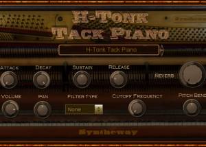 software - H-Tonk Tack Piano VST VST3 Audio Unit 1.0 screenshot