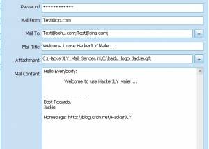 software - HackerJLY Mail Sender 1.0.3.0 screenshot