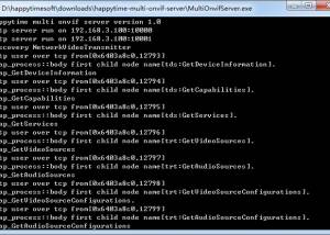 software - Happytime Multi Onvif Server 10.0 screenshot