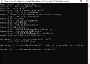 Happytime Onvif Rtsp Server screenshot