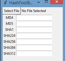 software - Hashtoolbox 1.0 screenshot