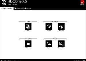 HDClone Free Edition screenshot