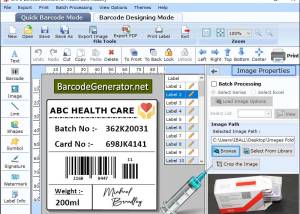 software - Healthcare Barcode Creator 8.4.1.2 screenshot