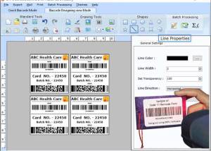 Healthcare Products Barcode Labeling Tool screenshot