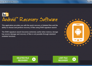 software - Hi5 Software for Android™ Recovery 1.0.0 screenshot