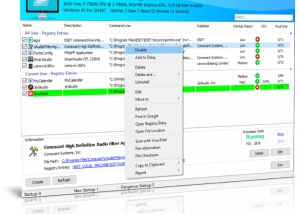 software - HiBit Startup Manager 2.6.45 screenshot