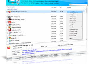 software - HiBit Uninstaller 3.2.40 screenshot