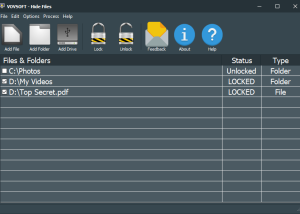 software - Hide Files 8.5 screenshot