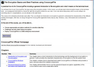 software - HissenIT CrococryptFile Training Course - Portable 1.0a screenshot
