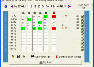 software - Hoffmanns Lotto-Experte Powerball US 2.4 screenshot