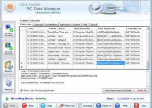 Home Keylogger Software screenshot