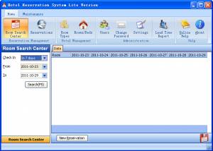 software - Hotel Reservation System Lite Version 4.3 screenshot