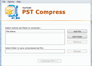 software - How to Compact Outlook PST File 2.2 screenshot