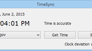 HS TimeSync screenshot