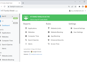 software - HT Family Shield 6.4.5 screenshot