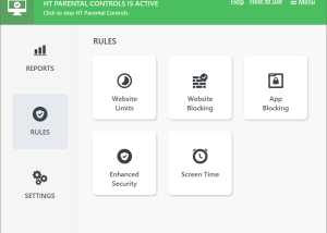 software - HT Parental Controls 21.6.7 screenshot