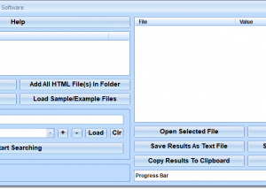 software - HTML Search Multiple Files At Once Software 7.0 screenshot