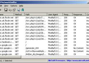 software - HTTPNetworkSniffer 1.63 screenshot