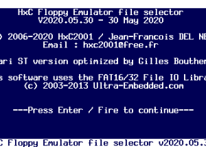 software - HxCFloppyEmulator 2.5.6.6 screenshot