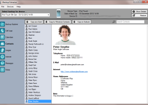 Full iBackup Extractor screenshot