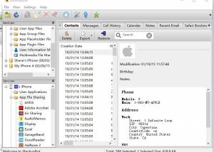 iBackupBot iTunes Backup Manager screenshot