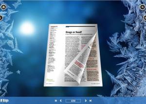 software - Ice Style Theme for 3D Page Turning Book 1.0 screenshot