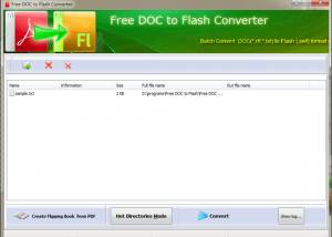 software - IceDemon DOC to Flash Molder 1.0 screenshot
