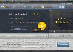 software - iCoolsoft DVD to MKV Converter 5.0.6 screenshot