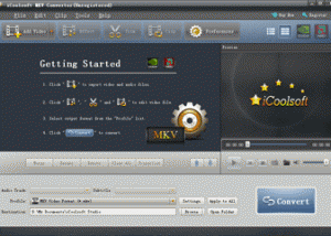 software - iCoolsoft MKV Converter 5.0.6 screenshot