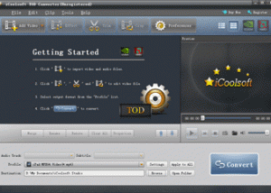 software - iCoolsoft MOD Converter 5.0.6 screenshot