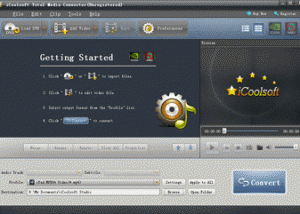 software - iCoolsoft Total Media Converter 5.0.6 screenshot