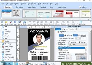 software - ID Badge Maker Software 5.4.7.5 screenshot