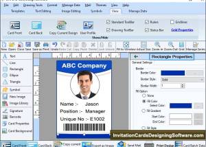 software - ID Badges Designing Software 9.3.1.2 screenshot