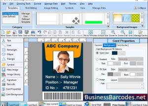 software - ID Badges Designing Utility 8.8.0.9 screenshot