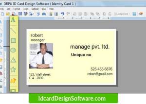 ID Card Design Software screenshot