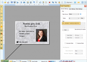 ID Card Design Software screenshot