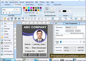 software - ID Card Maker 9.6.4.4 screenshot