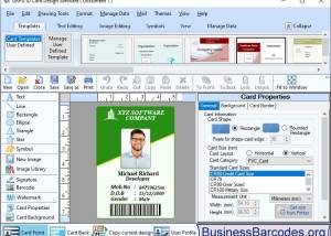 software - ID Cards Templates 8.1.8 screenshot