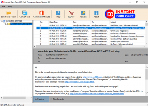 software - IDC EML Converter 6.5 screenshot