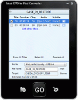 software - Ideal DVD to iPad Converter 2.0 screenshot