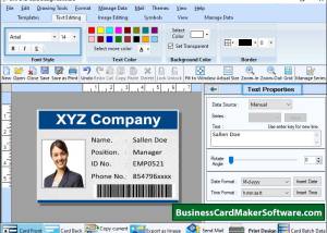 software - Identity Card Maker Software 3.6.2.7 screenshot