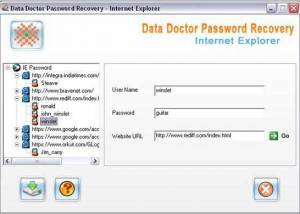 IE Password Rescue Software screenshot