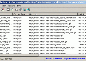 software - IECacheView 1.58 screenshot