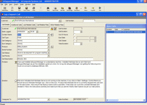 software - ieSupportManager Helpdesk 2.08 screenshot