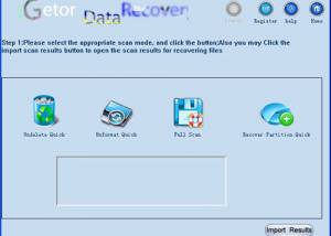 iGetor Data Recovery Software screenshot