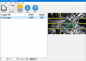 software - Image Splitter 1.2 screenshot