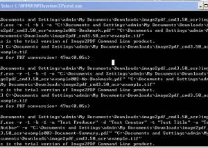 Image to PDF OCR Converter Command Line screenshot