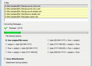 software - Import EML to TIFF 3.1 screenshot