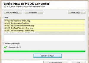 software - Import MSG to MBOX 3.0 screenshot