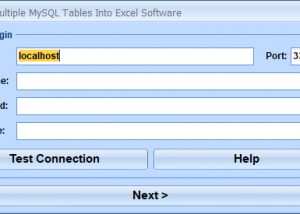 software - Import Multiple MySQL Tables Into Excel Software 7.0 screenshot